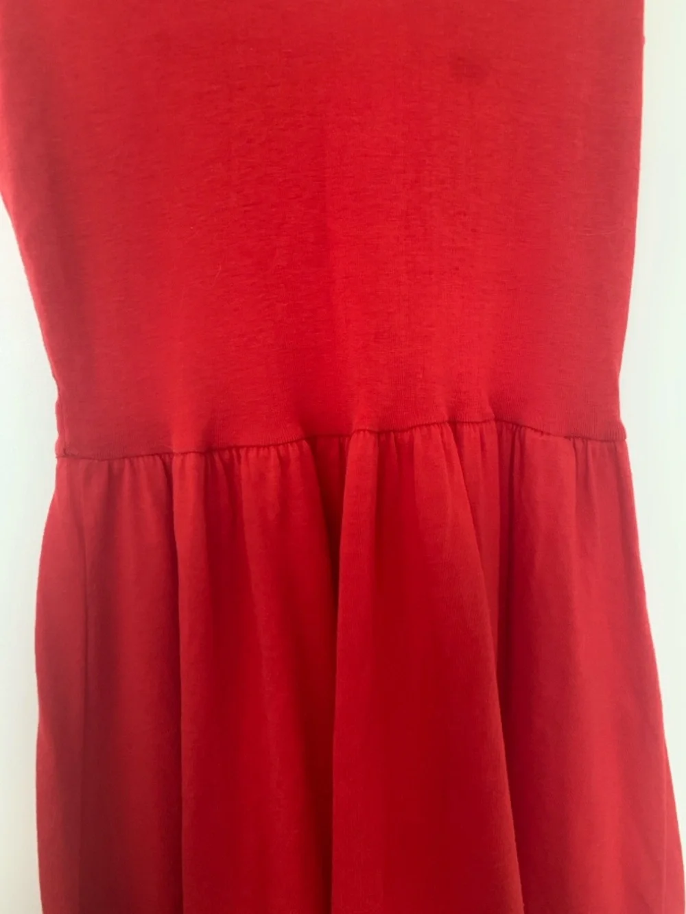 Vintage Red Button-Front Sleeveless Dress - Picture 5 of 10